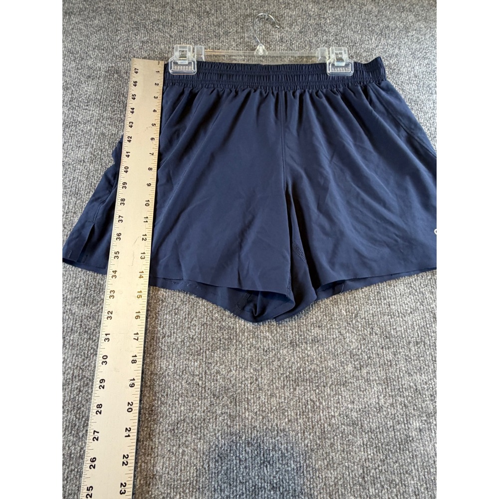 Alo Yoga Navy Blue Smocked Waist Activewear Shorts Medium RN87370 - Picture 2 of 5